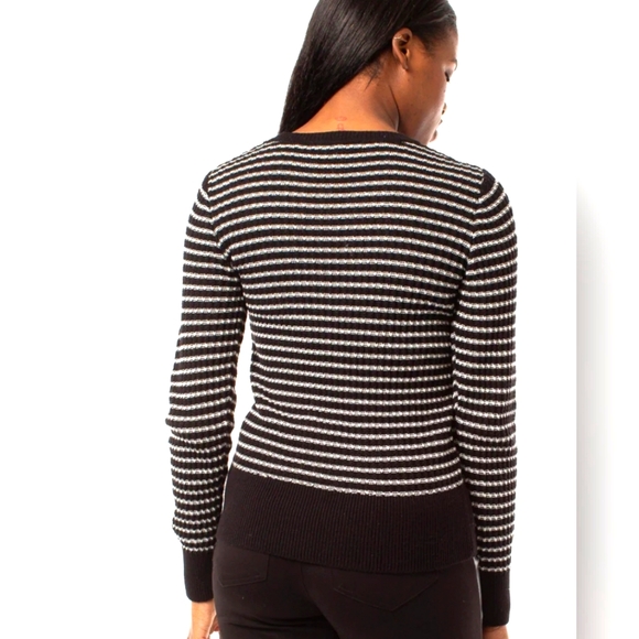 San francisco strips knit sweater /New - Picture 3 of 9